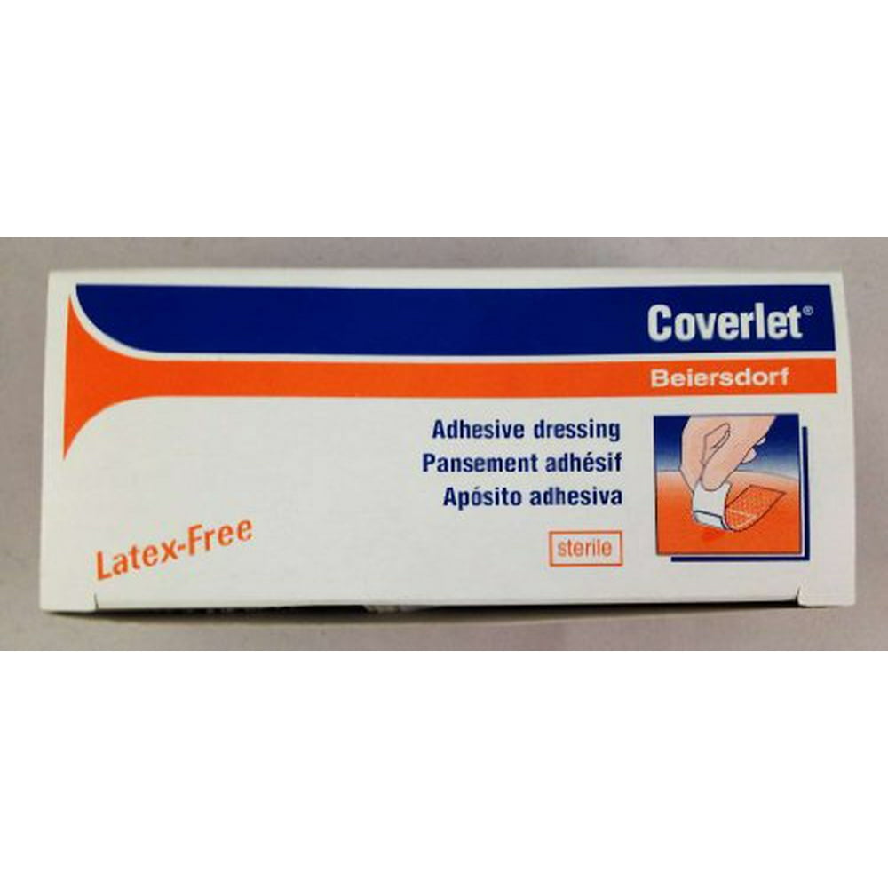 2 Pack BSN Coverlet Round Adhesive Fabric Bandages 7/8" Inches, Sterile
