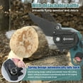 thumbnail image 4 of Motosierra 21V 6 Pulgadas Sierras De Poda Eléctricas Portátiles Recargable Pequeña Motosierra Para Dividir Madera Herramienta De Carpintería Con Una Sola Mano Para Jardín, 4 of 7