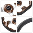 thumbnail image 5 of Roykaw Golf Cart Steering Wheel Universal for EZGO Club Car Yamaha, Golf Cart Accessories, Brown, 5 of 8