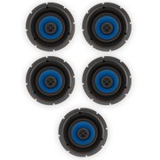 Blue Octave MSR5 In Ceiling Slim Edge Speakers Home Theater Surround 5 Speaker Set