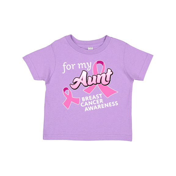 Inktastic For My Aunt - Breast Cancer Awareness Boys or Girls Toddler T-Shirt