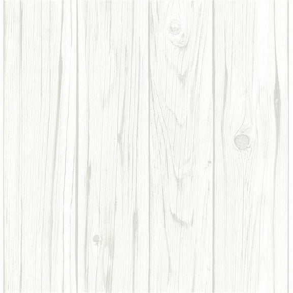 Barnwood Peel & Stick Wallpaper, Whites & Off-Whites