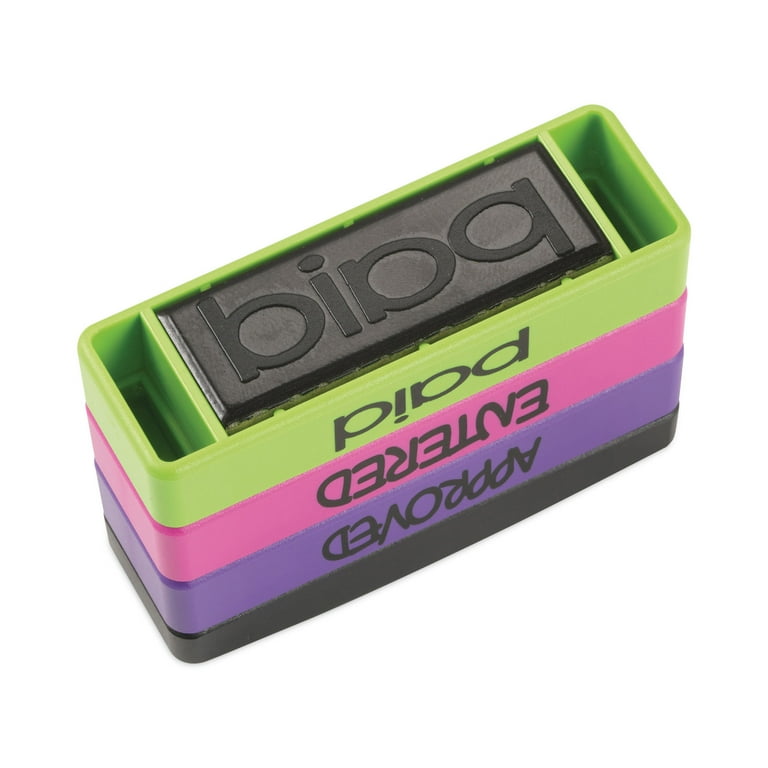 Interlocking Stack Stamp, APPROVED, ENTERED, PAID, 1.81 Interlocking Stack Stamp, APPROVED, ENTERED, PAID, 1.81