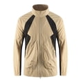 thumbnail image 2 of Blusa y camisa de manga larga con cuello alto para hombre, color liso, informal, resistente al sol, para exteriores, con bolsillo, manga raglán, blusa de manga larga con cuello alto, blusa de nailon p, 2 of 6