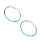 thumbnail image 3 of 1 par de pendientes de aro con cuentas geométricas, pendientes de semillas redondas de círculo hueco para mujer, 3 of 5