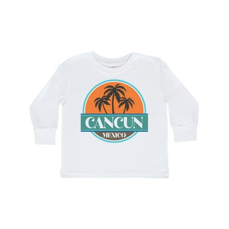 

Inktastic Cancun Mexico Vacation Trip Gift Toddler Boy or Toddler Girl Long Sleeve T-Shirt