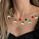 thumbnail image 1 of Adornos navideños, adornos para el árbol de Navidad, collar navideño con diseño de Papá Noel, árbol de Navidad, joyería navideña para mujer, regalo de Navidad de moda, collares navideños., 1 of 6