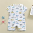 thumbnail image 2 of XXWXYD Baby Boys Girls All-Season Jumpsuits Rompers, Soft Breathable Cotton Bodysuit Outfits with Snap Closure, Cute Casual Playwear, 2 of 6