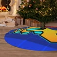 thumbnail image 6 of Saiise Christmas Tree Skirt 36" ,Xmas Tree Skirts with Geometry Dash Pattern,Tree Mat for Indoor Outdoor Christmas Winter Holiday Party Indoor Decorations, 6 of 7