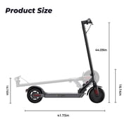 iScooter Electric Scooter for Adults, 21 Miles Max Range with 21 MPH Top, 500W Foldable Commuting Electric Scooter, 3-Speed & Cruise Control Escooter Teens