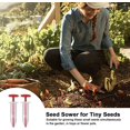thumbnail image 2 of Jinsinto 2pcs Seed Distributor, Mini Seedmaster Seeder Tool, Manual Planter Garden Flower Plant Seeder for Horticulture Seeding, 2 of 5