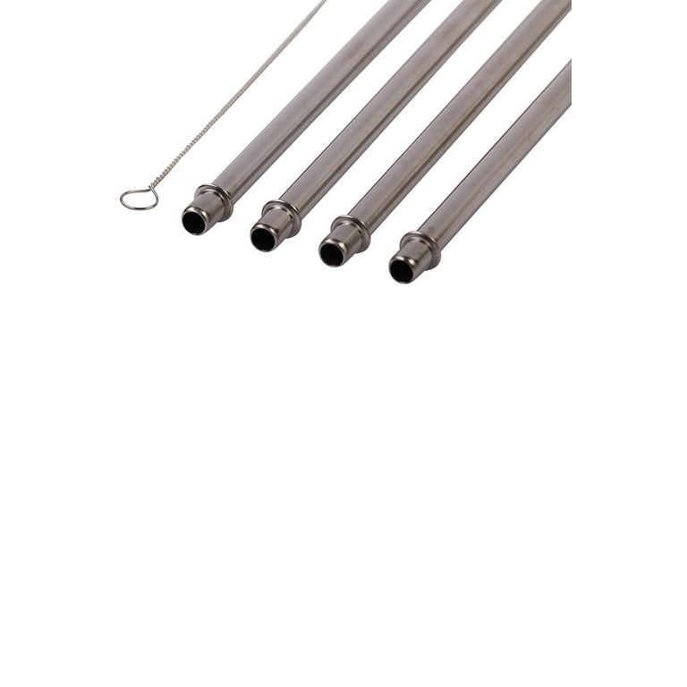 6 Bend Long 30 oz Stainless Steel Straws Fits Ozark Trail Ounce Double-Wall Rambler Vacuum Cups CocoStraw Drinking Straw