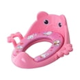 thumbnail image 1 of Asiento de Inodoro Seguro Acolchado Suave para Niños perfecl Rosado, 1 of 8