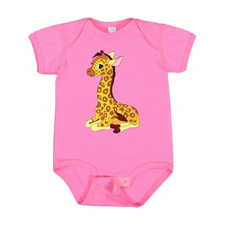 

Inktastic Giraffe Boys or Girls Baby Bodysuit