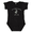 Black, variant on Wizard Frog Baby Bodysuit, Funny Boys and Girls Baby Gift