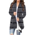 thumbnail image 2 of Cardigan à Manches 3/4 pour Femmes, Cardigan à Manches Longues à Imprimé Floral, Veste Haut, Cardigans pour Femmes en Liquidation, 2 of 6