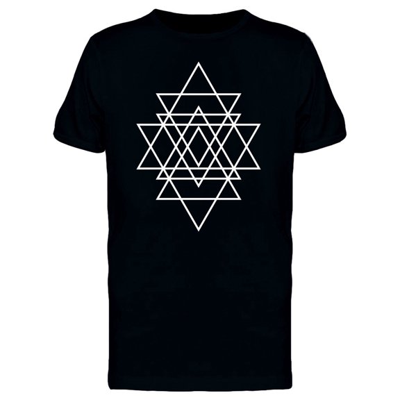 Multiple Triangles Hipster Art Tee Men's -Image by Shutterstock