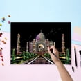 thumbnail image 1 of Kit d'Art à Gratter Nightscape DIY pour Adultes et Enfants Révélant des Designs Cachés Activité Éducative, 1 of 2