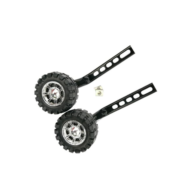 Youkk Support de Vélo pour Enfants Stabilisateurs de Roues Accessoires Robustes Pièces de Réparation Support Noir Diamètre de Roue 11 cm
