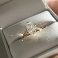 thumbnail image 7 of SOLITAIRE JEWELS 1.50CT Elongated Cushion Moissanite Solitaire Engagement Ring Solid 10K Yellow Gold, 7 of 7