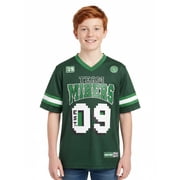 Minecraft Boys’ Short Sleeve Athletic Jersey, Sizes 4–18