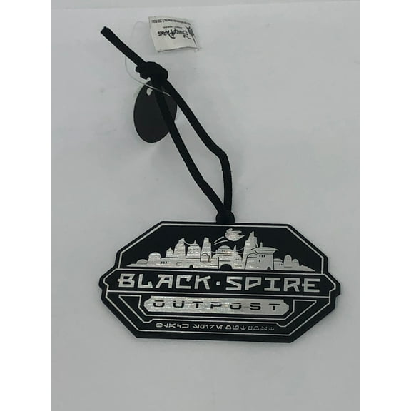 Disney Parks Star Wars Galaxy's Edge Black Spire Outpost Metal Ornament New