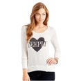 thumbnail image 1 of Aeropostale Sheer Deeply Pullover Sweater para mujer, blanco roto, extragrande, 1 of 2
