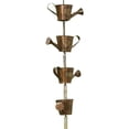thumbnail image 1 of Regalo de arte de jardín de metal para mamá, cadena de lluvia, cadena de lluvia para canalones, recogedor de lluvia para cortar con adaptador, jardín decorativo-90 cm, 1 of 1