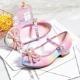 thumbnail image 4 of Huowey Baby Toddler Girl Boy Slippers Dress Shoes Mary Jane Heels Flower Wedding Party Back To School Pump Shoes For Toddler Little Kid Sneakers,Pink,4.5-5 Years, 4 of 5