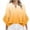 Yellow, variant on Ashirexll Tops for Women Trendy, Womens Casual Tops, Solid Color Round Neck 3/4 Sleeve Top Shirt for Ladies Casual Spring Summer