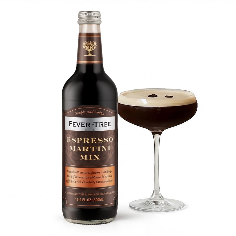 Fever-Tree Espresso Martini Mix 500ml Bottle with Vanilla for