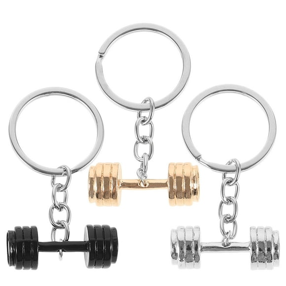 KAKOWELY llaveros con mancuernas, colgantes para llaves y bolsos.
