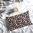 thumbnail image 6 of Kdxio Cotton Pillow Cases 20"x30" Pillowcases,Soft and Breathable Bedroom Pillow Cases-Rainbow Flowers, 6 of 8