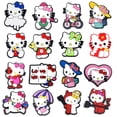 thumbnail image 3 of Lindos amuletos de hello kitty para croc charms rosas hello kitty lindos amuletos de cocodrilo de goma, 3 of 4