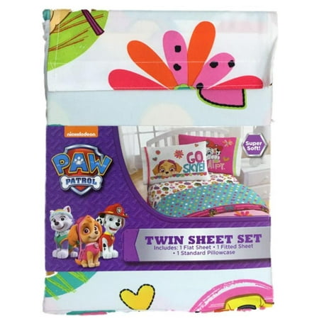 walmart paw patrol sheet set