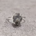 thumbnail image 2 of Natural Labradorite Ring, Rough Labra Gemstone Ring, Birthstone, Prong Band, 925 Sterling Silver, Womens Ring, Christmas, Thanksgiving, Handmade, Statement Jewelry, Rough Gemstone Jewelry, 2 of 6