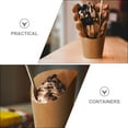 thumbnail image 4 of 50 Pcs Ice Cream Cup Kraft Paper French Fries Holders Birthday Party Supplies Food Daily Use, 4 of 6