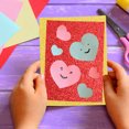 thumbnail image 1 of OULII 10 Pcs Glitter Sponge Paper For Diy Crafts Glitter Paper For Arts For Scrapbooking And Handmade Projects, 1 of 8