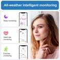 thumbnail image 3 of Wrongduck SR7 Fitness Tracking Ring for Women and Men, Bluetooth Activity Tracker Ring with 128 Sports Modes, Sleep Tracking, IP68 Waterproof, No Subscription, 3 of 8