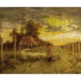 thumbnail image 2 of Eanger Irving Couse 17x15 Black Ornate Wood Framed Double Matted Museum Art Print Titled - Sheep at Santa Cruz, 2 of 5