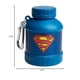 thumbnail image 5 of Smartshake Justice League Whey2Go Superman Proteína en polvo Contenedor de almacenamiento 50 g - Embudo de botella agitadora sin BPA para proteína de suero en polvo + batidos de proteínas 110 ml, DC C, 5 of 5