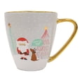 thumbnail image 1 of Taza Holiday Time de Cerámica Diseño Navideño Asa Dorada 472 ml, 1 of 4
