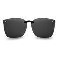thumbnail image 2 of Clip On Sunglasses Rimless Clips Onto Nearsighted Glasses for Men Women, 2 of 5