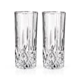thumbnail image 5 of Viski Admiral Crystal Highball Glasses - Fancy Tall Drinking Glass for Water and Cocktails, Bulk Glassware Gift Set of 2, 9 Oz, 5 of 8