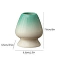 thumbnail image 3 of JingChun Ceramic Chasen Stand Matcha Whisk Holder, Traditional Matcha Tea Chasen Holder, 3 of 6