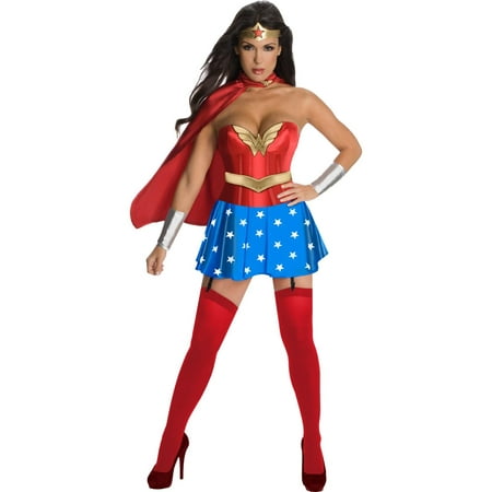 Wonder Woman Corset Adult Costume - Medium