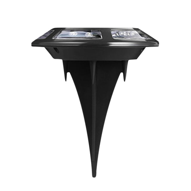 Xihbxyly Artículos de Clarence Lámpara solar circular acero inoxidable 12 LED, Lámpara enterrada, Lámpara de pared, Lámpara de césped para patio, Lámpara de calle pequeña