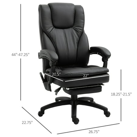 Vinsetto Office Chair High Back 6 Point, Best Leather Computer Chair