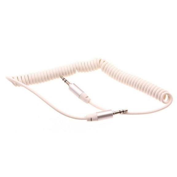 3.5mm Aux Cable For Verve Connect, ZMax 11 - Adapter Car Stereo Aux-in Audio Cord Speaker Jack Wire Coiled for Consumer Cellular Verve Connect, ZMax 11