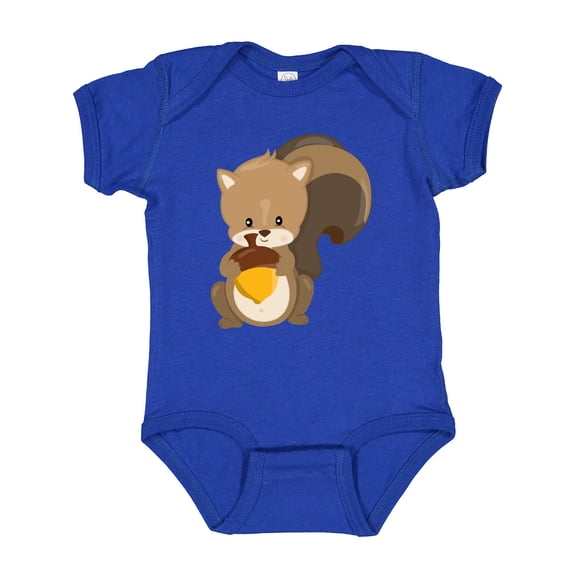 Inktastic Cute Woodland Animal Squirrel Boys or Girls Baby Bodysuit